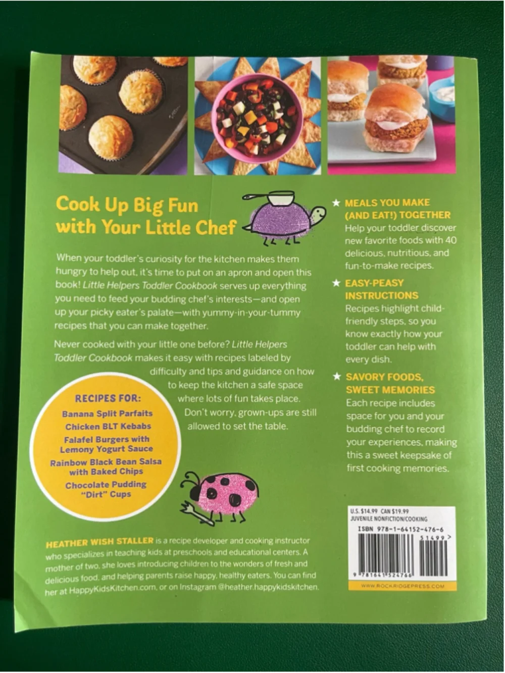 Little Helpers Toddler Cookbook by Heather Wish Staller